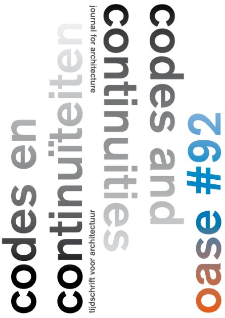 OASE 92 Codes en continuïteiten / OASE 92 Codes and Continuities